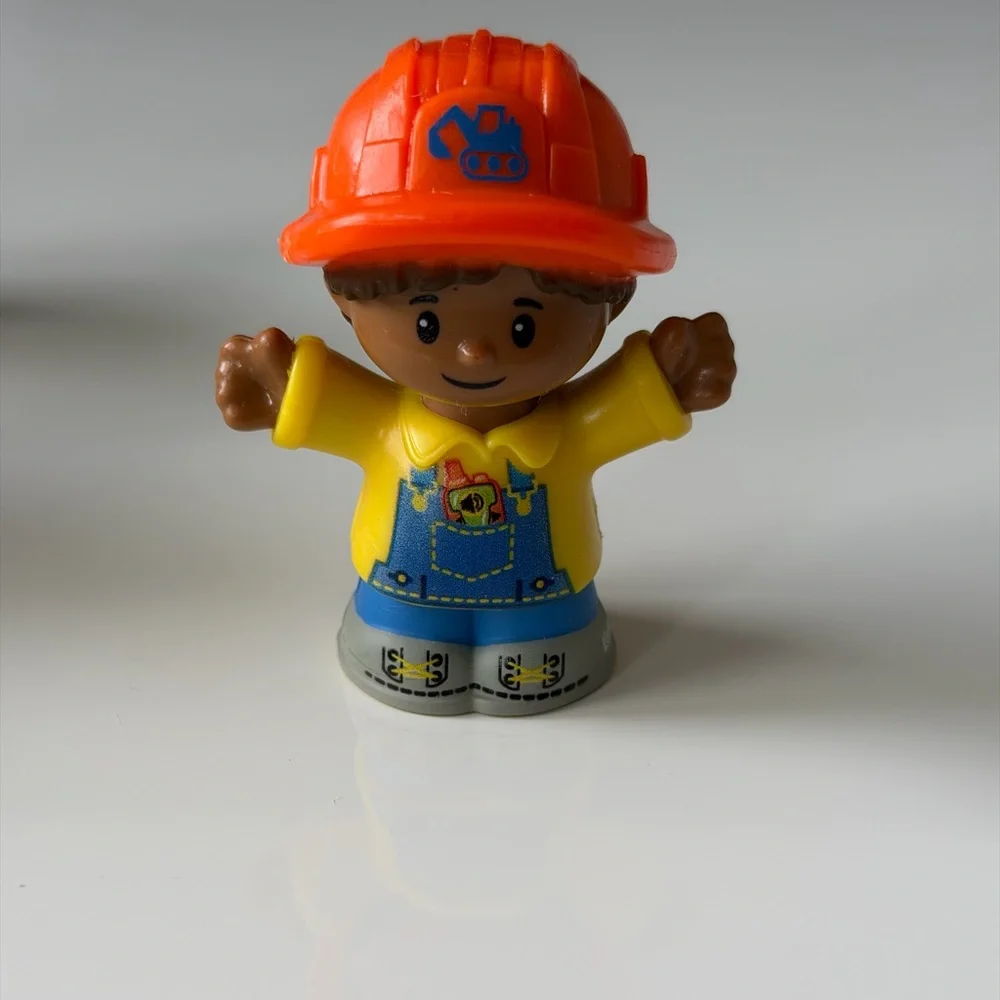 Mattel Little People Colorful Construction Friends Set Of 7